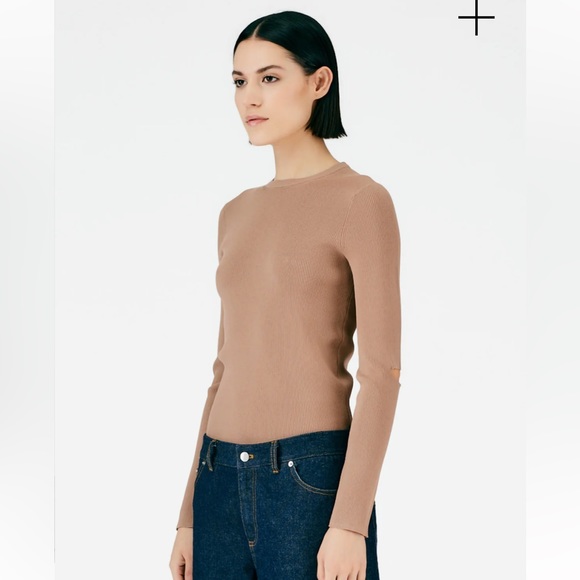 Tibi Giselle Slash Cutout Crewneck Pullover - Picture 10 of 15